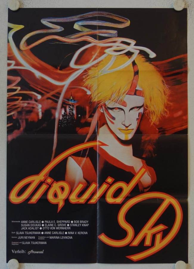 Liquid Sky original release german movie poster
